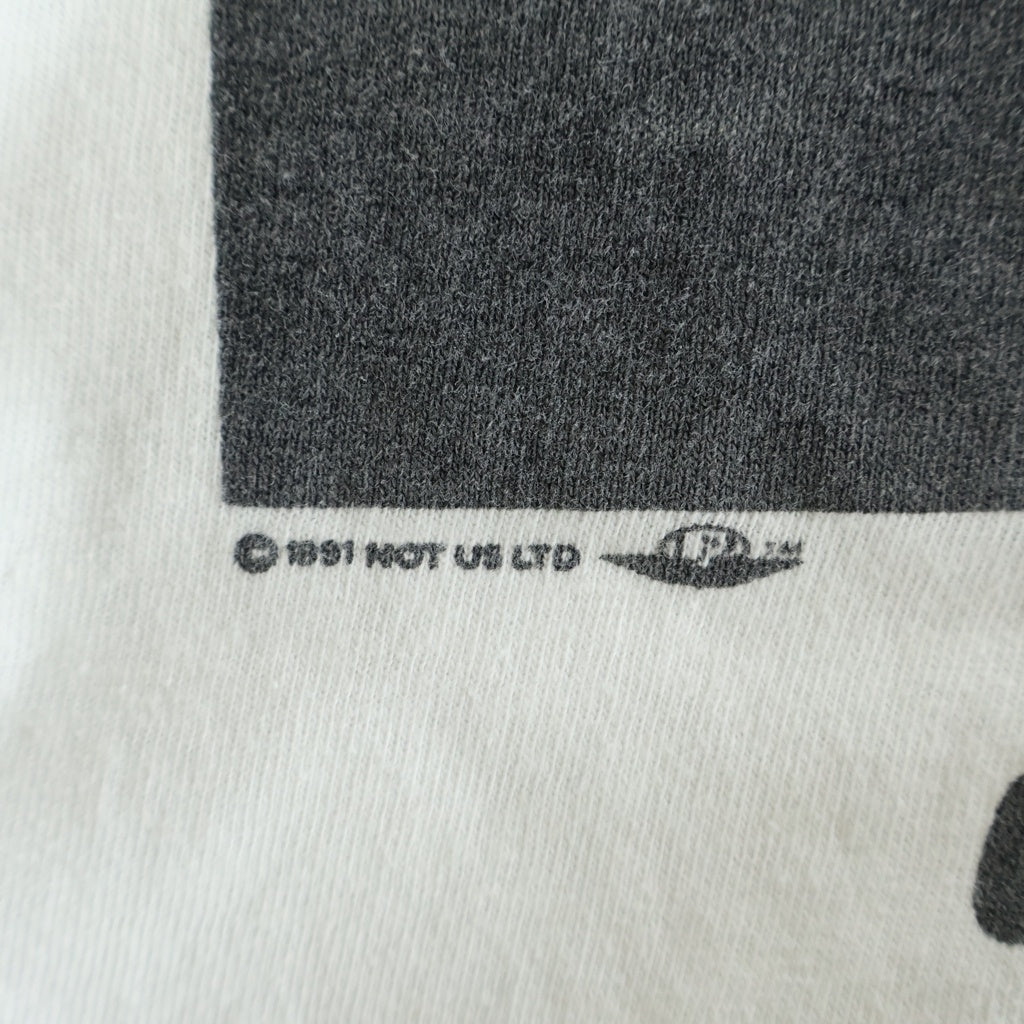 VINTAGE(ヴィンテージ) 90S U2 ONE SMALL THE FLOWERS WHILE YOU CAN バンドTシャツ クルーネック半袖カットソー ホワイト