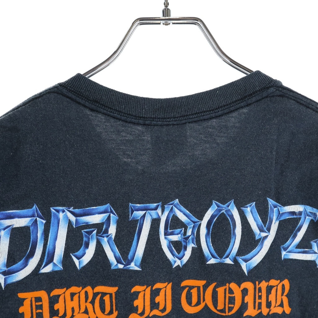 NO BRAND(ノーブランド) KOHH DIRTBOYS LIVE TEE ダートボーイズ クルーネック半袖Tシャツ ブラック