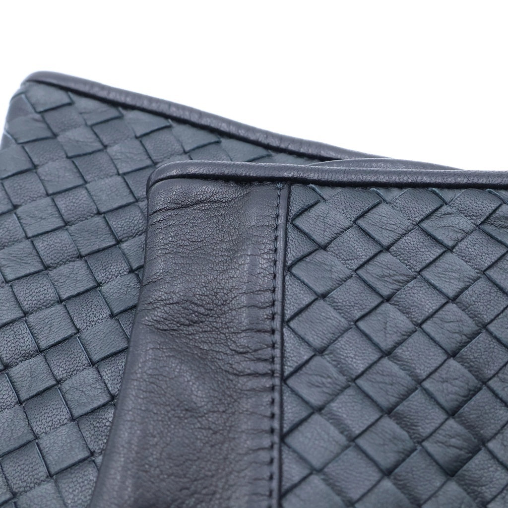 BOTTEGA VENETA(ボッテガヴェネタ) INTRECCIATO LEATHER GLOVES レザー イントレチャート グローブ 手袋 ブラック 434066 V5100