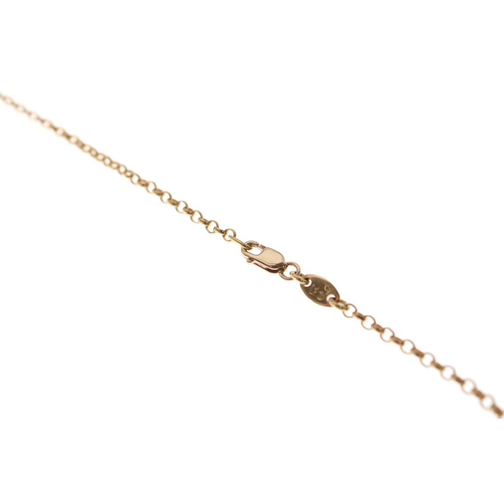 CHROME HEARTS(クロムハーツ) 22K SAFETY PIN NECKLACE R16 1EMRLD セーフティピンネックレス 1エメラルド ネックレス ゴールド