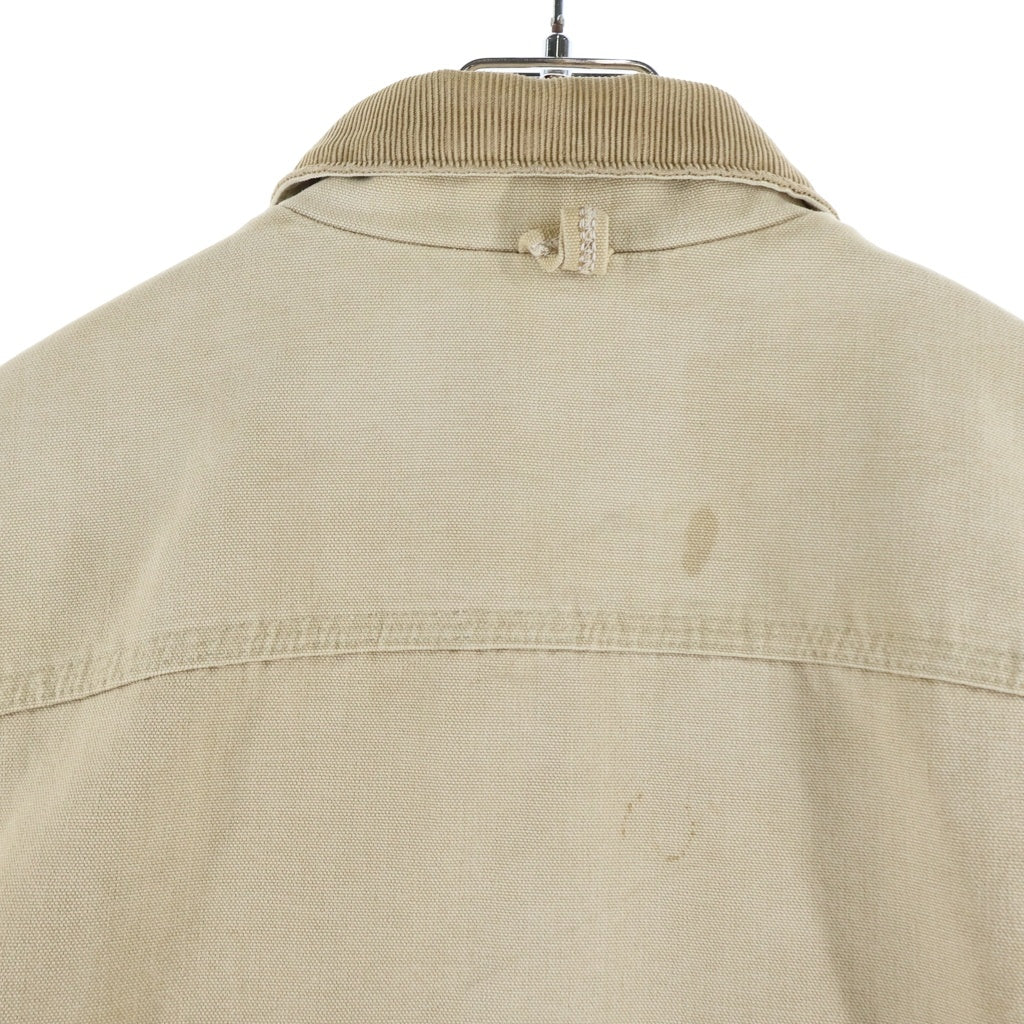 CARHARTT(カーハート) 90S BLANKET LINED TRACKER JACKET ブランケット トラッカージャケット 襟コーデュロイ ベージュ