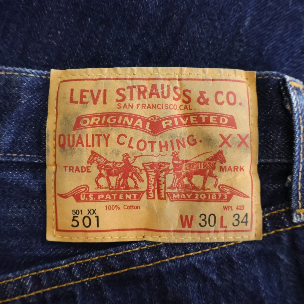 Levi's VINTAGE CLOTHING(リーバイス ビンテージ クロージング) 501XX 1966 Model 復刻 66年モデル ボタン裏3015 ボタンフライ デニム パンツ インディゴ PC9-66501-0146