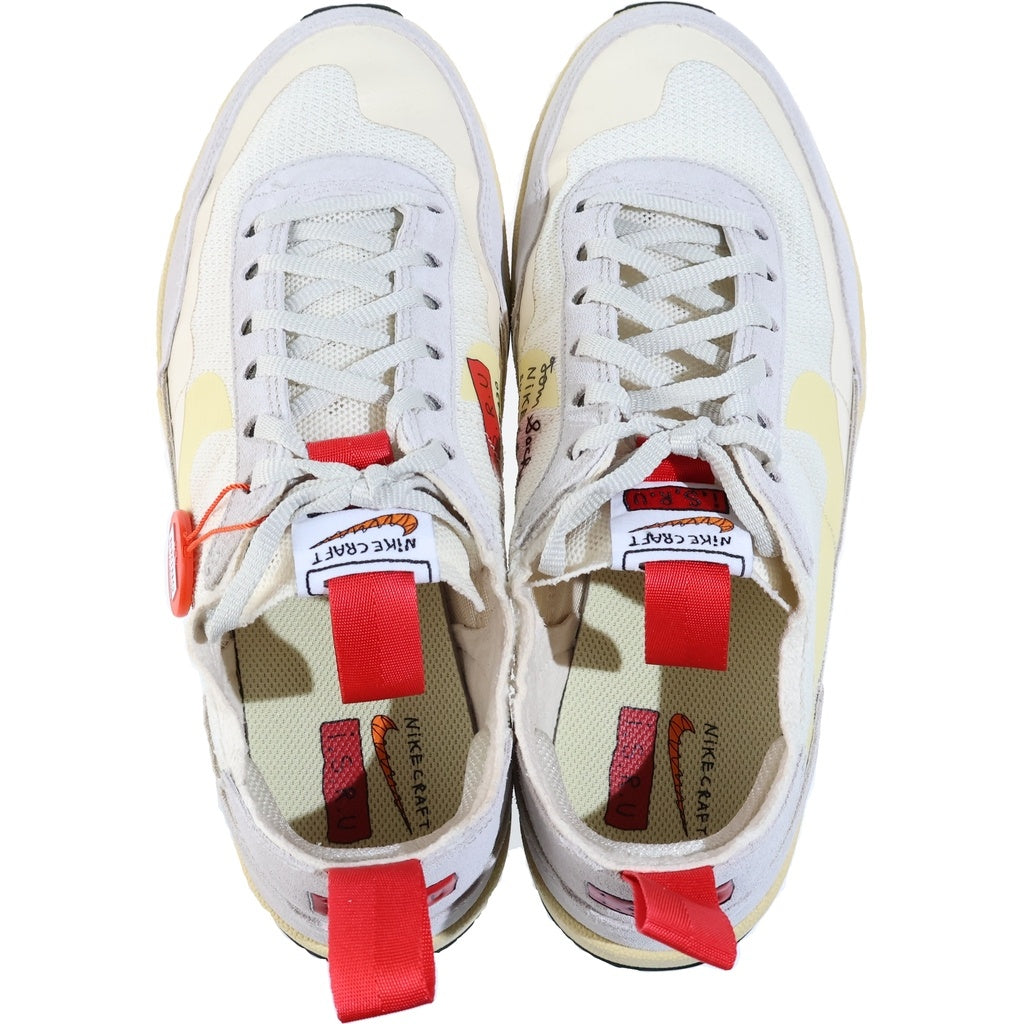NIKE(ナイキ) ×Tom Sachs NIKECRAFT WOMEN'S GENERAL PURPOSE SHOE LOSER トムサックス ジェネラル パーパス シュー ルーザー ローカットスニーカー ホワイト/レッド IV5773-001