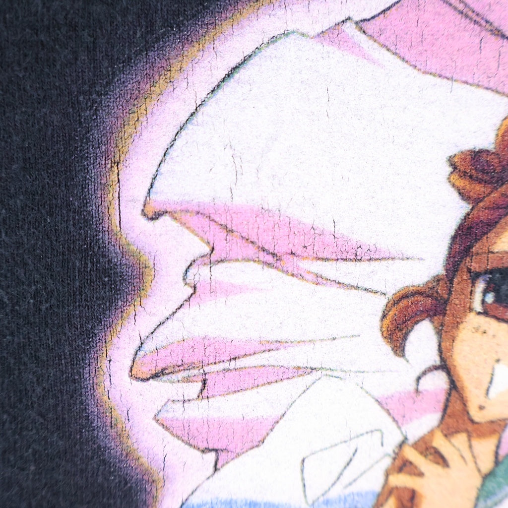 VINTAGE(ヴィンテージ) 00S 少女革命ウテナ UTENA アニメTシャツ SCREENSTARS クルーネック半袖カットソー ブラック