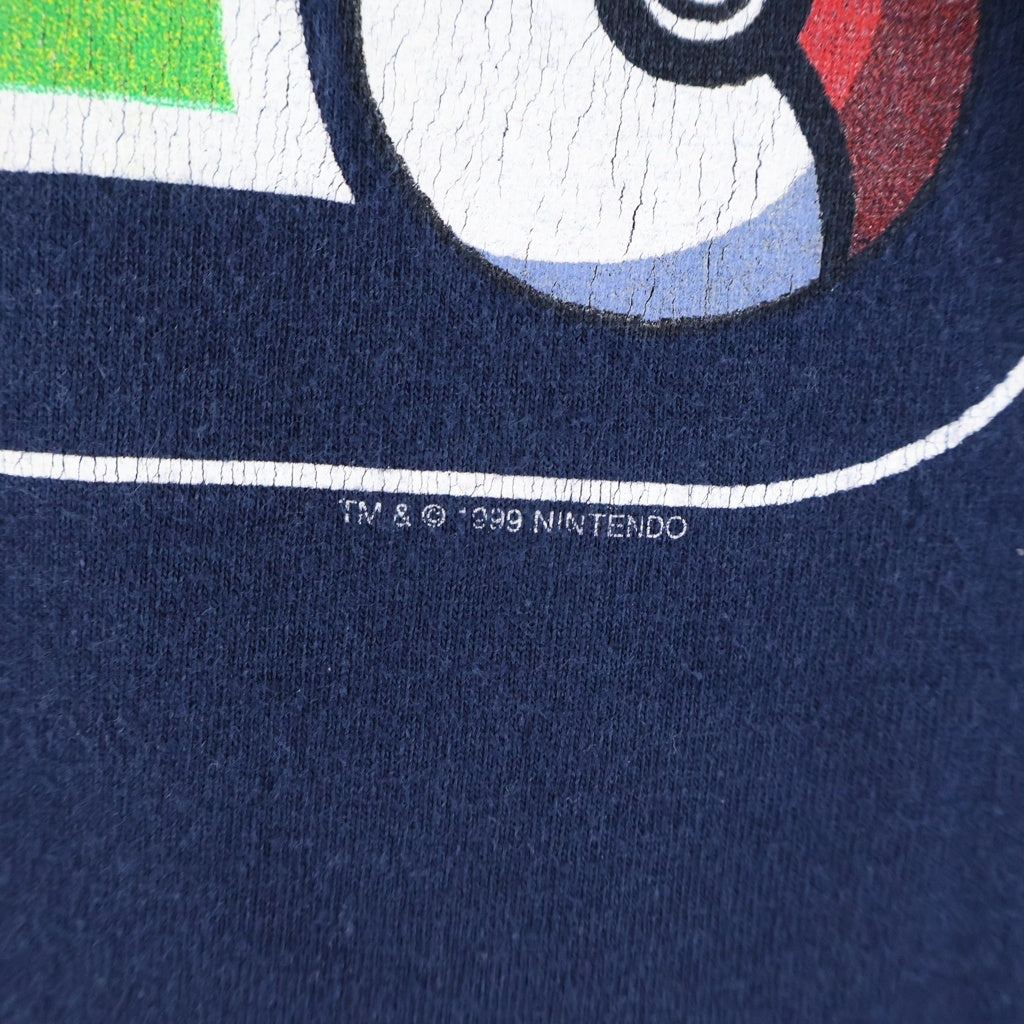 VINTAGE(ヴィンテージ) 90S POKEMON TEE アニメTシャツ クルーネック半袖カットソー ネイビー