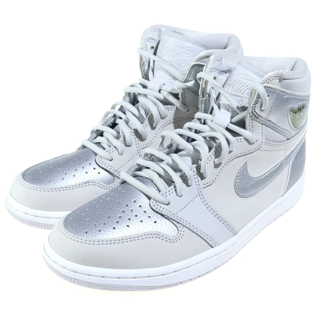NIKE(ナイキ) AIR JORDAN 1 RETRO HIGH OG CO.JP/TOKYO エアジョーダン1 レトロ トウキョウ ハイカットスニーカー シルバー DC1788-029