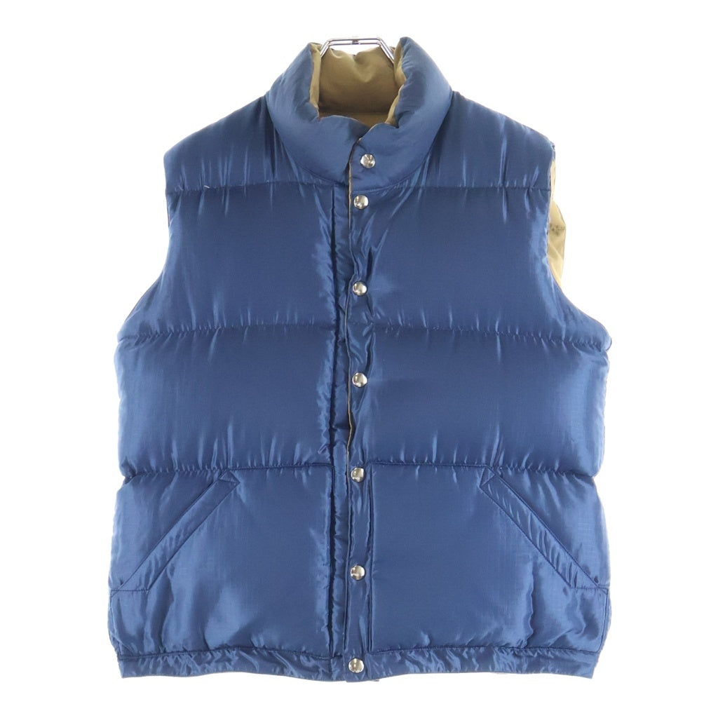 VINTAGE(ヴィンテージ) CRESCENT WORKS (クレセントダウンワークス) REVERSIBLE DOWN VEST ダウンベスト リバーシブル ブラウン/ネイビー