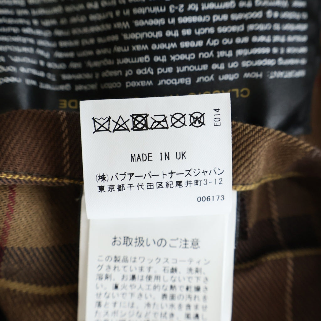 Barbour(バブアー) BEDALE WAX JACKET ビデイル ワックス ジャケット レギュラーフィット ブラウン 242MWX0018