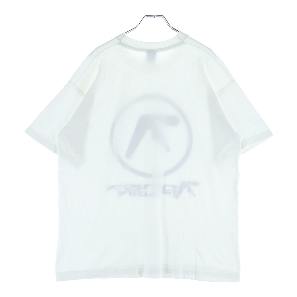 VINTAGE(ヴィンテージ) 90S APHEX TWIN LOGO TEE エイフェックス ツイン ロゴ プリント シングルステッチ 半袖Tシャツ カットソー ホワイト