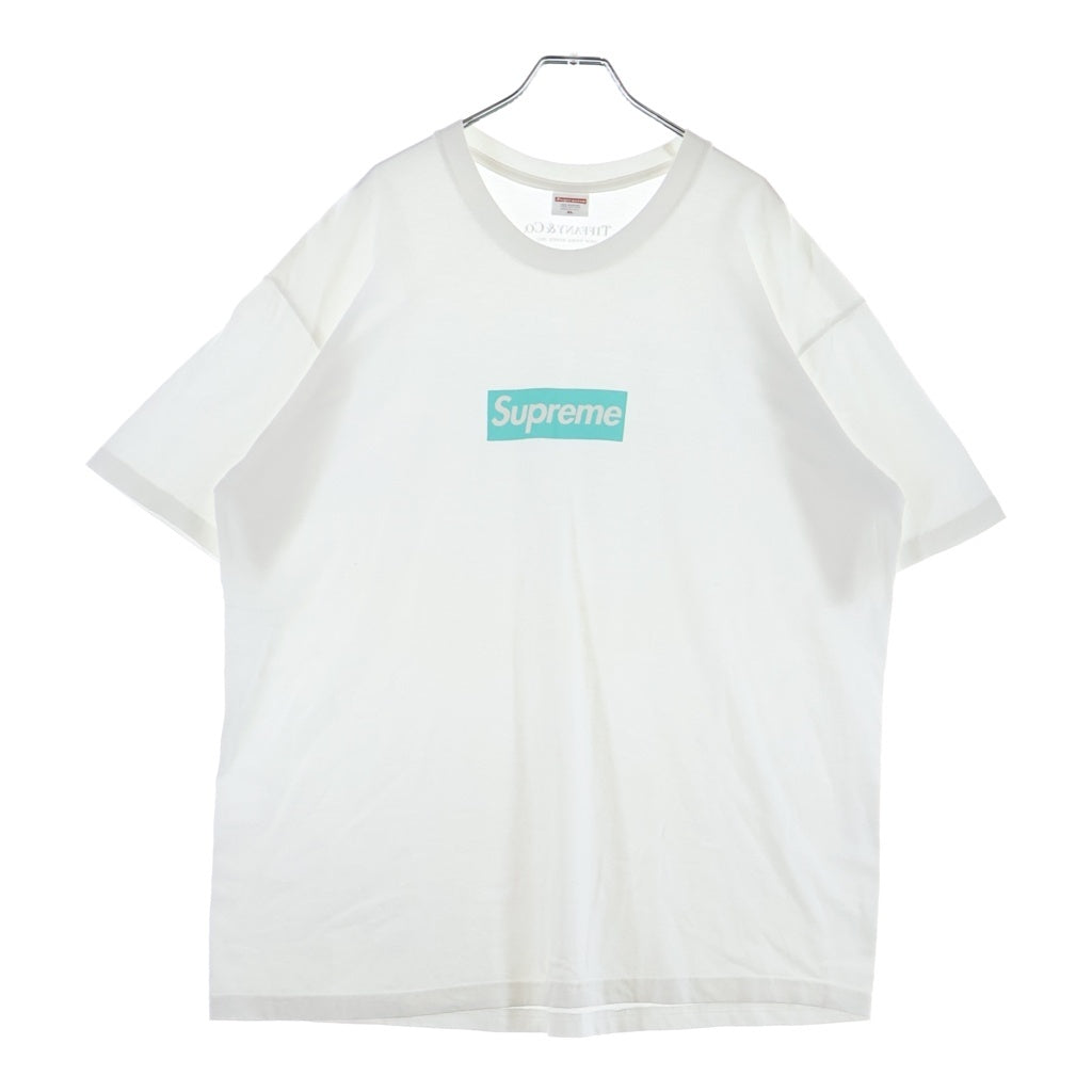 SUPREME(シュプリーム) × Tiffany & Co. Box Logo Tee ティファニー ボックス ロゴ Tシャツ カットソー ホワイト