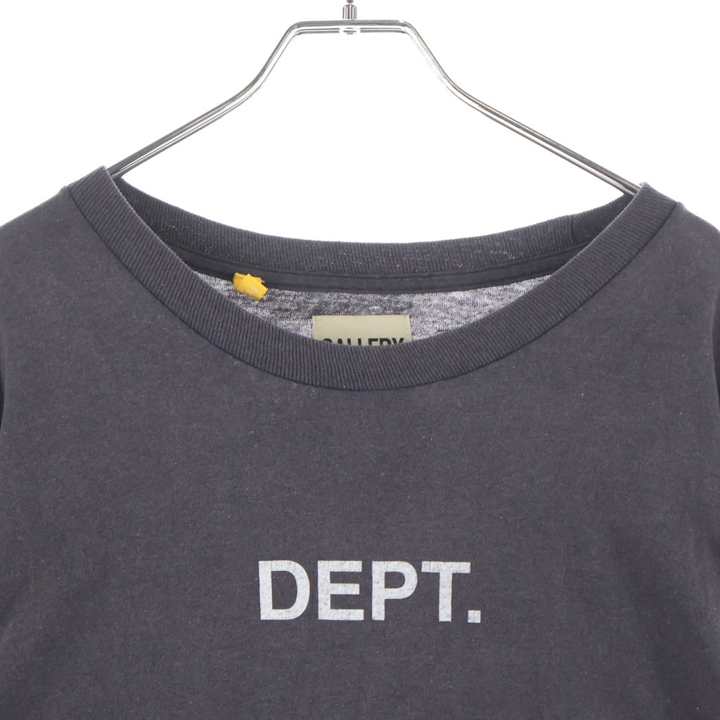 GALLERY DEPT.(ギャラリーデプト) FLAMES LONG SLEEVE TEE フレームロングスリーブ クルーネック長袖Tシャツ グレー