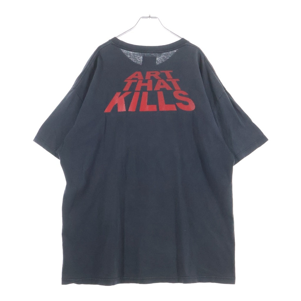 GALLERY DEPT.(ギャラリーデプト) 22SS ATK STACK LOGO TEE スタックロゴTシャツ クルーネック半袖カットソー ブラック