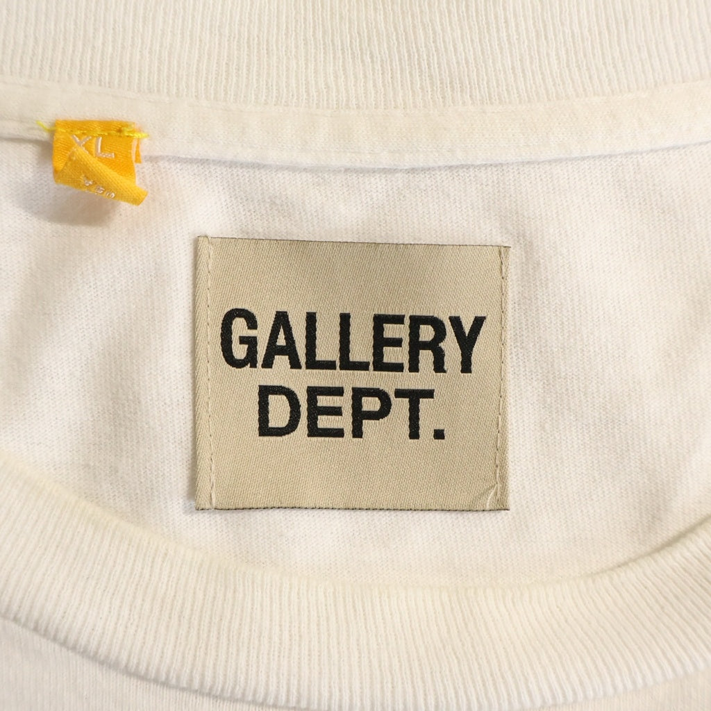 GALLERY DEPT.(ギャラリーデプト) 22SS ATK STACK LOGO TEE 両面プリントクルーネック半袖カットソー ホワイト
