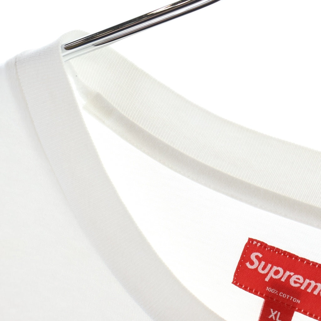 SUPREME(シュプリーム) Small Box Logo L/S Tee スモールボックスロゴ クルーネック長袖カットソー ホワイト