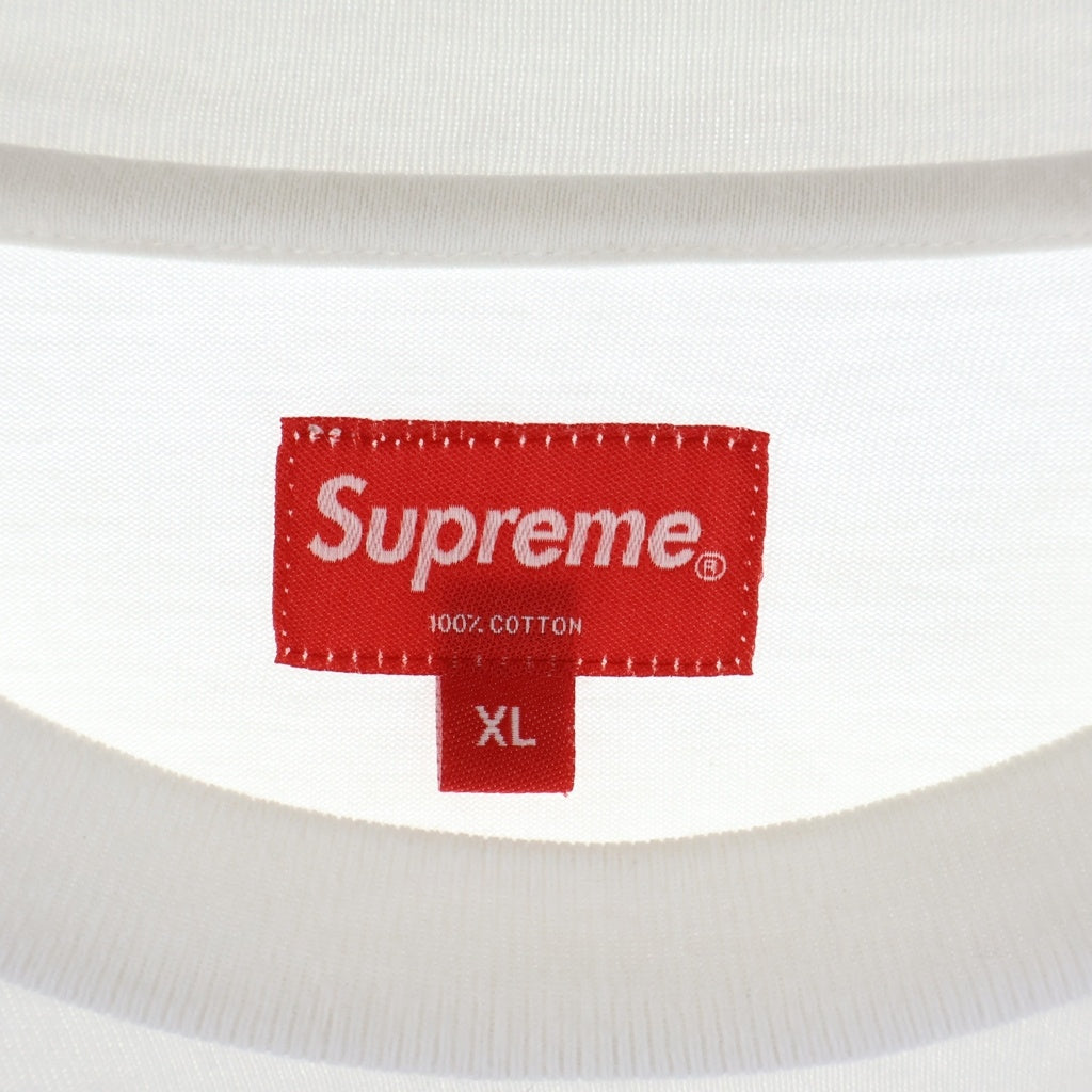 SUPREME(シュプリーム) Small Box Logo L/S Tee スモールボックスロゴ クルーネック長袖カットソー ホワイト