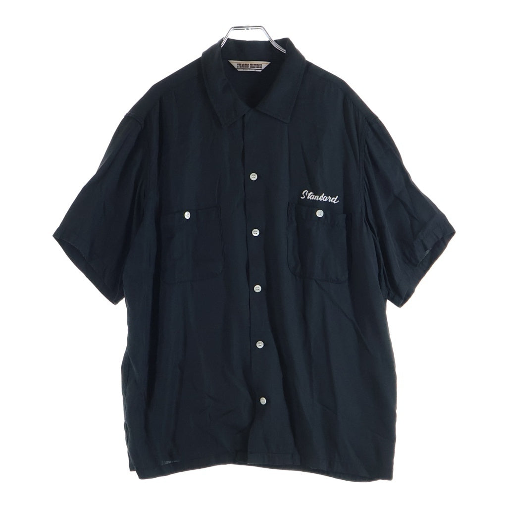 STANDARD CALIFORNIA(スタンダード カリフォルニア) SD Bowring Shirt ボーリング レーヨン 半袖シャツ ブラック
