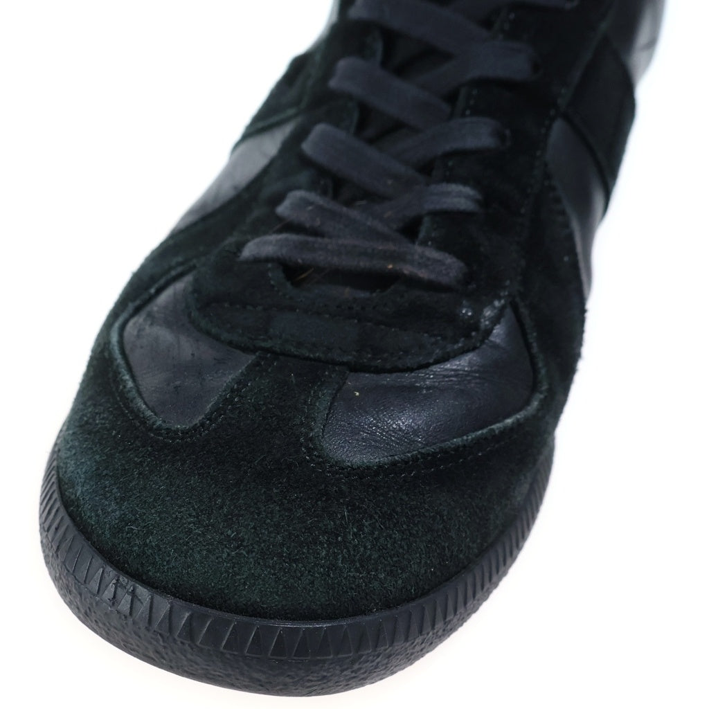 Maison Margiela(メゾンマルジェラ) REPLICA SPORTS SHOES レプリカ ジャーマントレーナー スポーツシューズ ローカットスニーカー ブラック