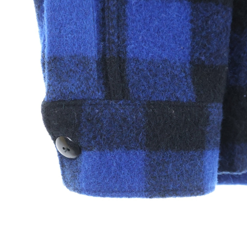 SUBCULTURE(サブカルチャー) 25AW BUFFALO CHECK JACKET バッファローチェック ジャケット ブルー/ブラック SCJK-A2501