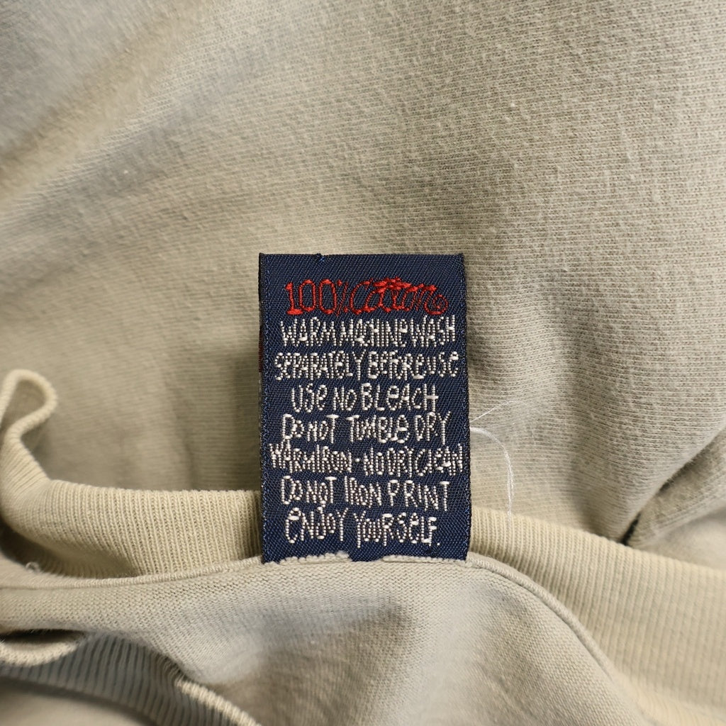 STUSSY(ステューシー) 90S OLD STYLE POSSE 7周年記念 フォトプリント ピクチャー7 半袖Tシャツ カットソー ベージュ
