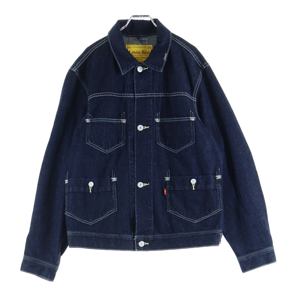 Levi's RED(リーバイス レッド) 4POCKET BUCKLE BACK DENIM JACKET マルチポケット バックルバック デニムジャケット インディゴ PC9-A0142-000