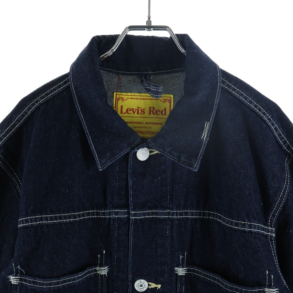 Levi's RED(リーバイス レッド) 4POCKET BUCKLE BACK DENIM JACKET マルチポケット バックルバック デニムジャケット インディゴ PC9-A0142-000