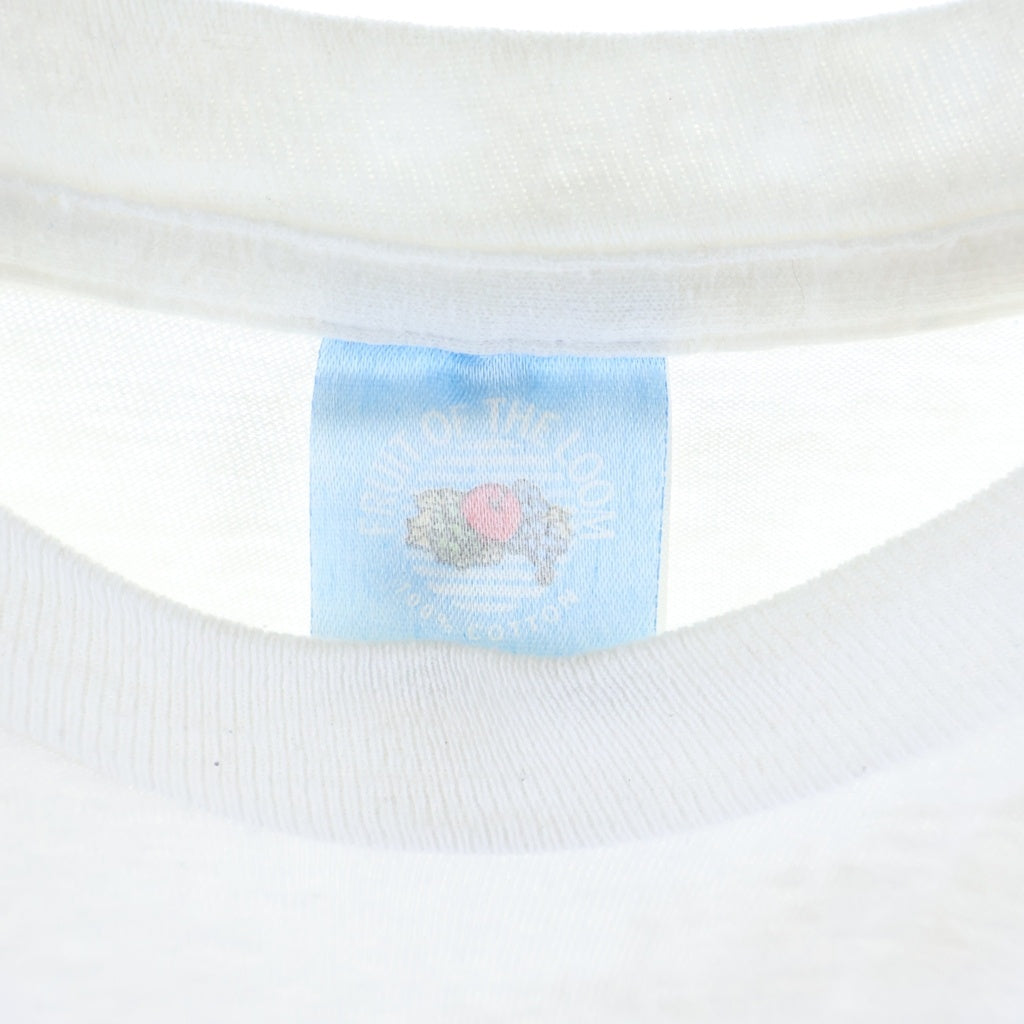 VINTAGE(ヴィンテージ) 90S MAXELL TAKE YOUR MUSIC TO THE MAX マクセル フロントプリント 半袖Tシャツ カットソー ホワイト