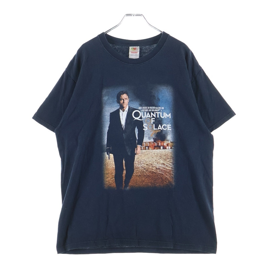 VINTAGE(ヴィンテージ) 00S QUANTUM OF SOLACE OO7 ダブルオーセブン 慰めの報酬 半袖Tシャツ カットソー ブラック