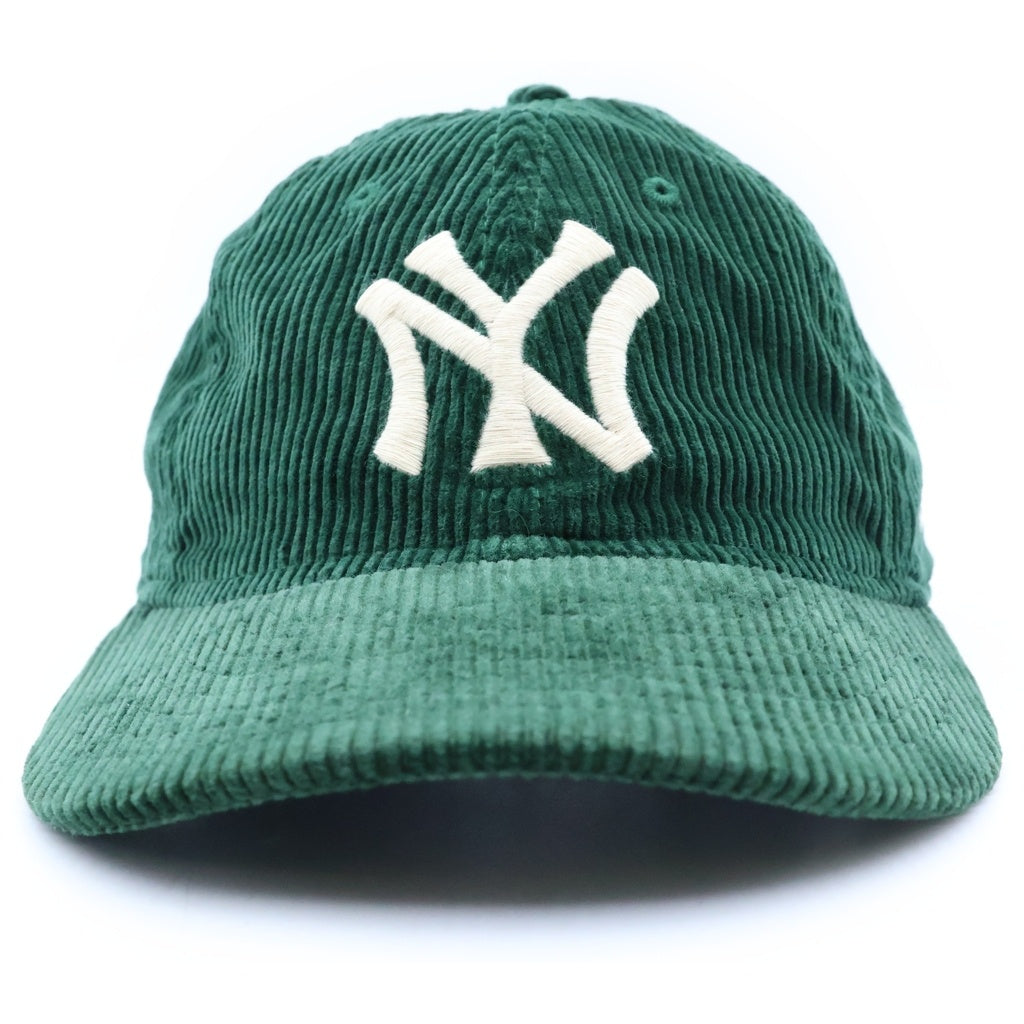 POLO RALPH LAUREN(ポロラルフローレン) × NEW ERA CORDUROY CAP YANKEES ニューエラ コーデュロイ 刺しゅう キャップ ヤンキース グリーン 209920 25304