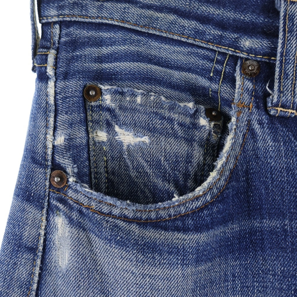 Levi's(リーバイス) 70S BIG E 後期 並行ステッチ ボタン裏ブツブツ 足長R デニムパンツ インディゴ