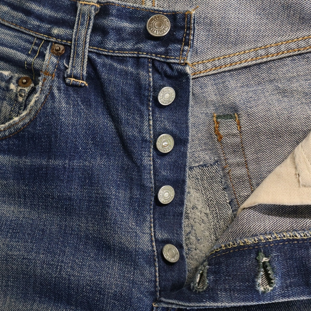 Levi's(リーバイス) 70S BIG E 後期 並行ステッチ ボタン裏ブツブツ 足長R デニムパンツ インディゴ