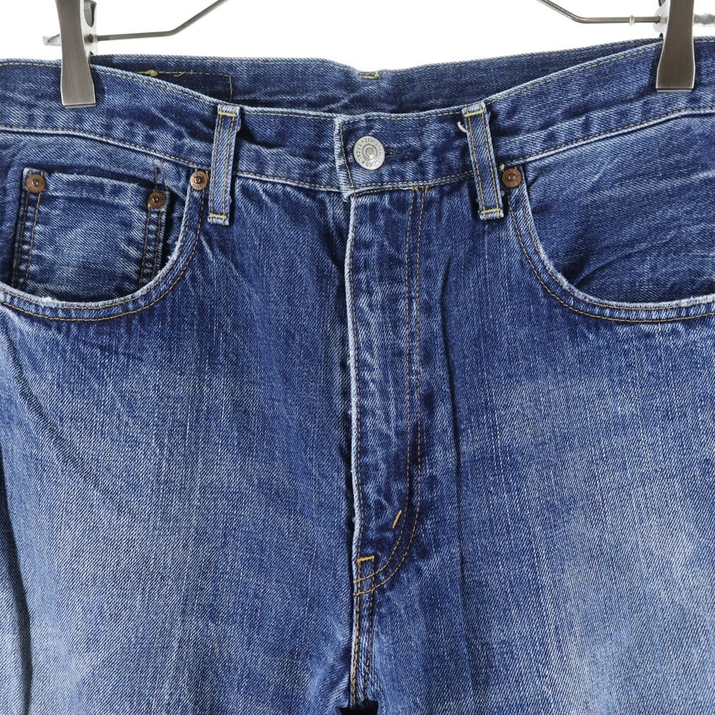 Levi's(リーバイス) 00S 502XX ストレートデニムパンツ ボタン裏J22 Vステッチ BIGE インディゴ