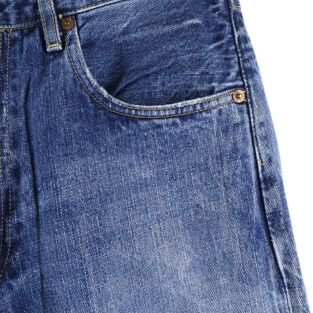 Levi's(リーバイス) 00S 502XX ストレートデニムパンツ ボタン裏J22 Vステッチ BIGE インディゴ
