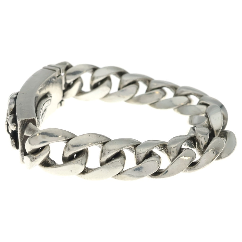 CHROME HEARTS(クロムハーツ) ID DGGR HEART 13LINK ダガーハートIDクラシックリンク シルバーブレスレット