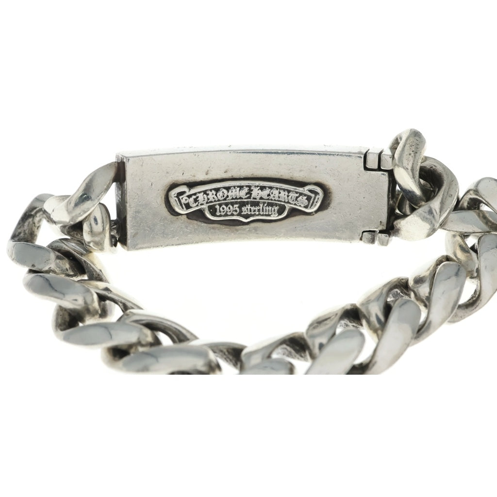CHROME HEARTS(クロムハーツ) ID DGGR HEART 13LINK ダガーハートIDクラシックリンク シルバーブレスレット