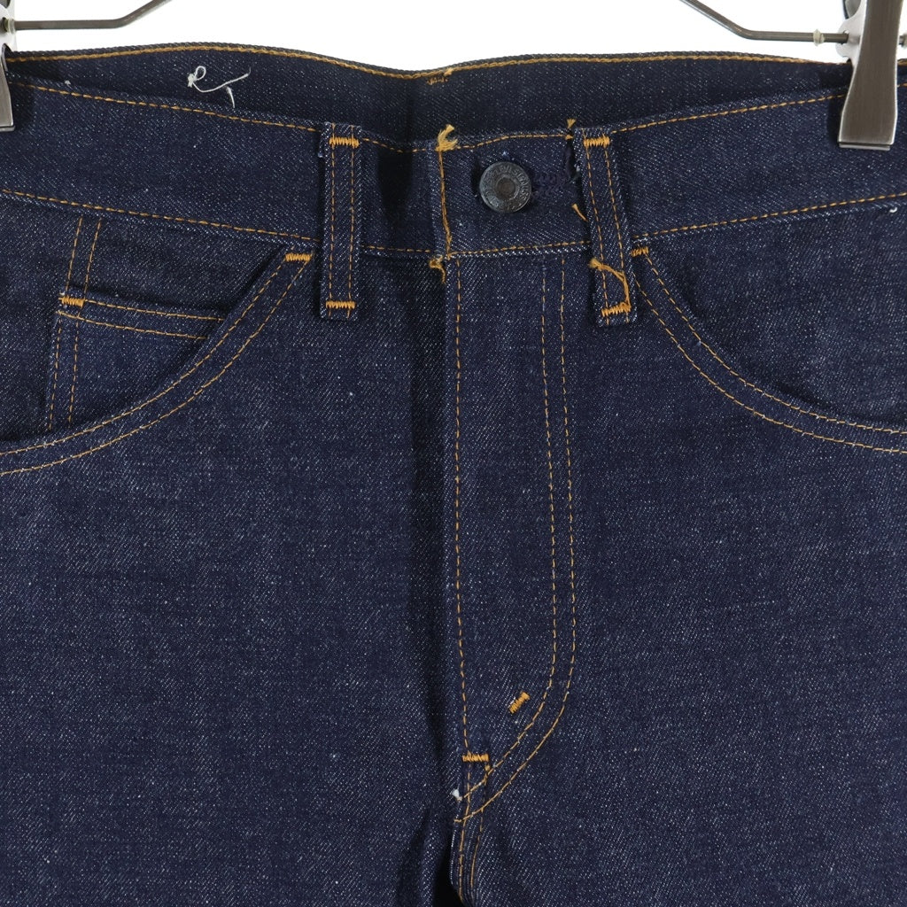 Levi's(リーバイス) 60-70S VINTAGE DEADSTOCK 606 0217 BIG E ヴィンテージ オレンジタブ ボタン裏8 42TALON デッドストック スリムテーパードシルエット デニムパンツ インディゴ