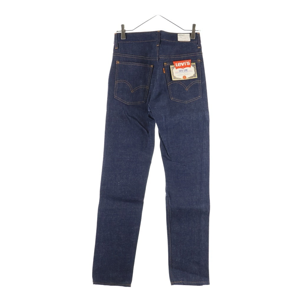 Levi's(リーバイス) 60-70S VINTAGE DEADSTOCK 606 0217 BIG E ヴィンテージ オレンジタブ ボタン裏8 42TALON デッドストック スリムテーパードシルエット デニムパンツ インディゴ