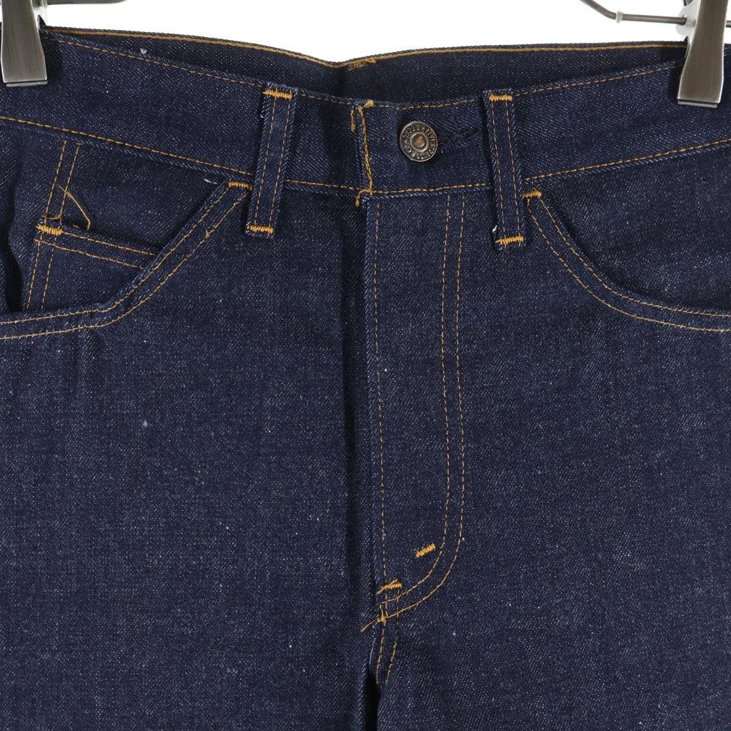 Levi's(リーバイス) 60-70S VINTAGE DEADSTOCK 606 0217 BIG E ヴィンテージ オレンジタブ ボタン裏8 42TALON デッドストック スリムテーパードシルエット デニムパンツ インディゴ