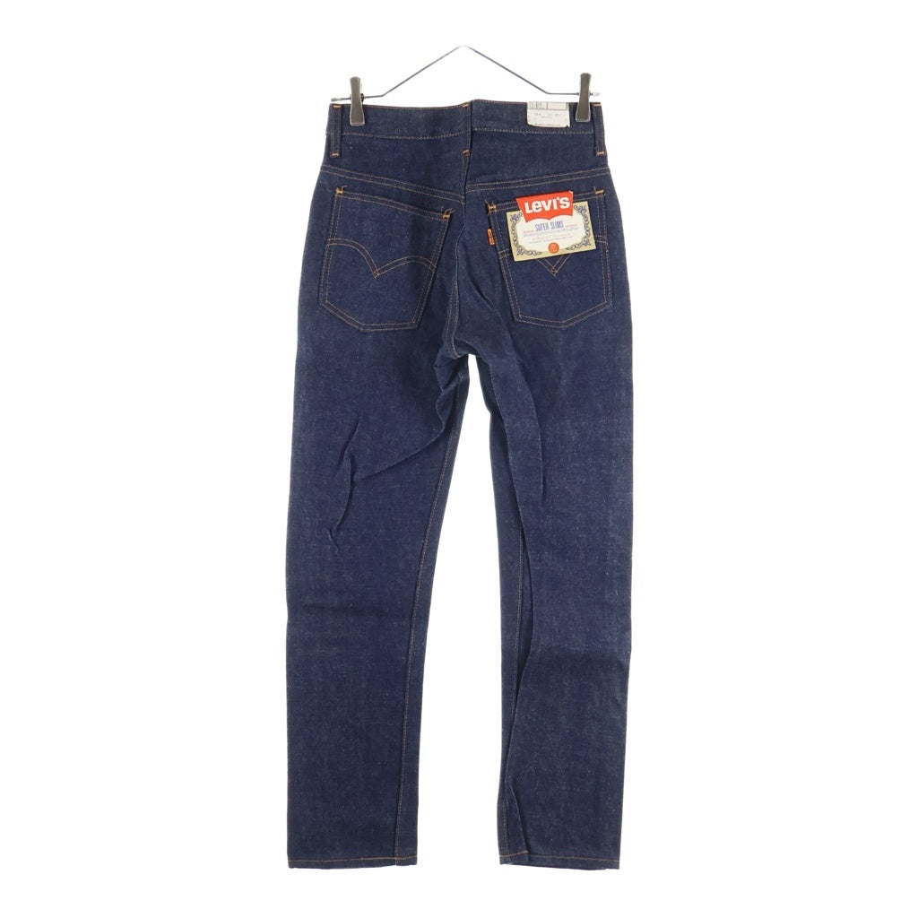 Levi's(リーバイス) 60-70S VINTAGE DEADSTOCK 606 0217 BIG E ヴィンテージ オレンジタブ ボタン裏8 42TALON デッドストック スリムテーパードシルエット デニムパンツ インディゴ