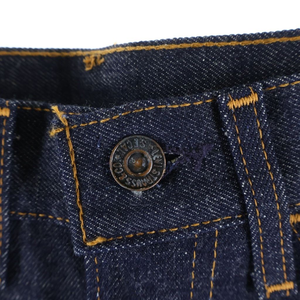 Levi's(リーバイス) 60-70S VINTAGE DEADSTOCK 606 0217 BIG E ヴィンテージ オレンジタブ ボタン裏8 42TALON デッドストック スリムテーパードシルエット デニムパンツ インディゴ