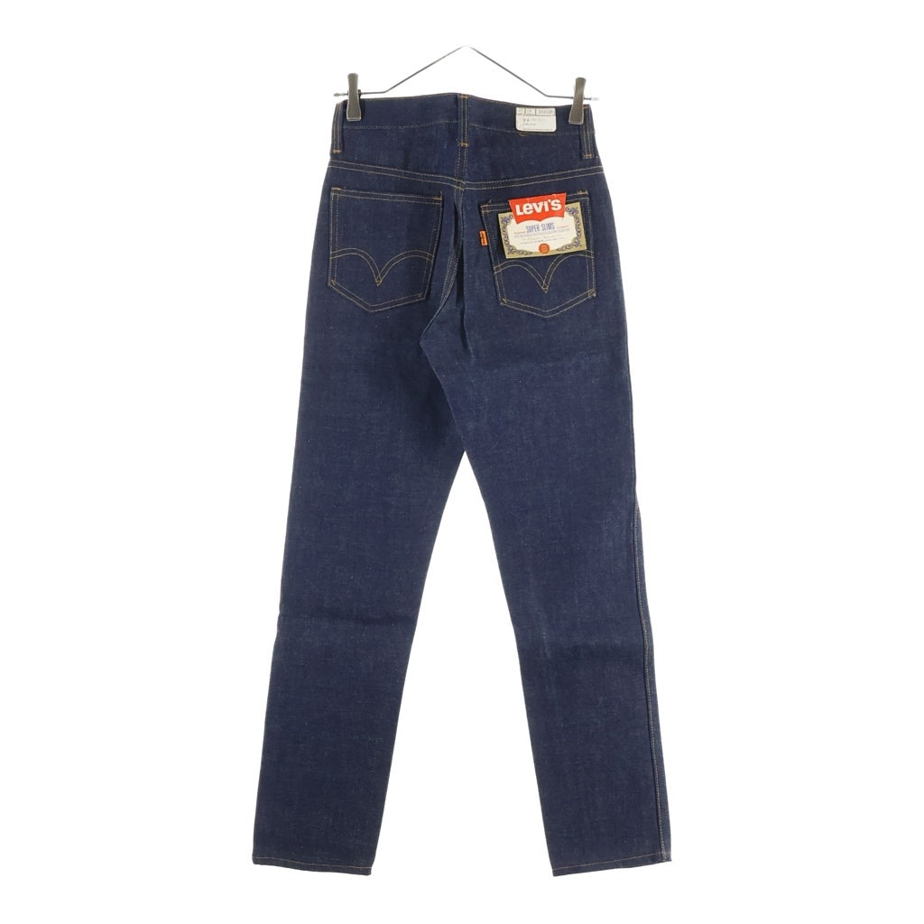 Levi's(リーバイス) 60-70S VINTAGE DEADSTOCK 606 0217 BIG E ヴィンテージ オレンジタブ ボタン裏69 42TALON デッドストック スリムテーパードシルエット デニムパンツ インディゴ
