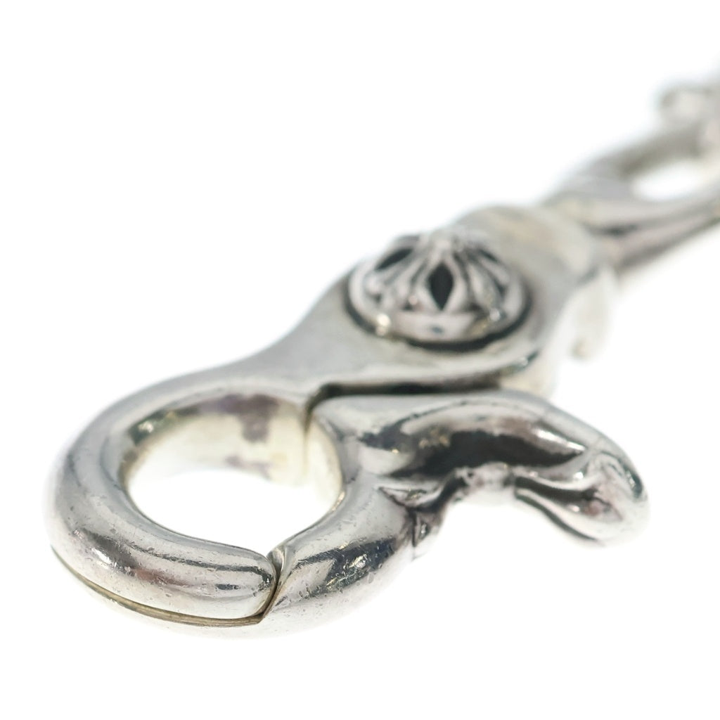 CHROME HEARTS(クロムハーツ) 1BALL LONG-T/2クリップロング#1クロスボール ウォレットチェーン シルバー BCA385