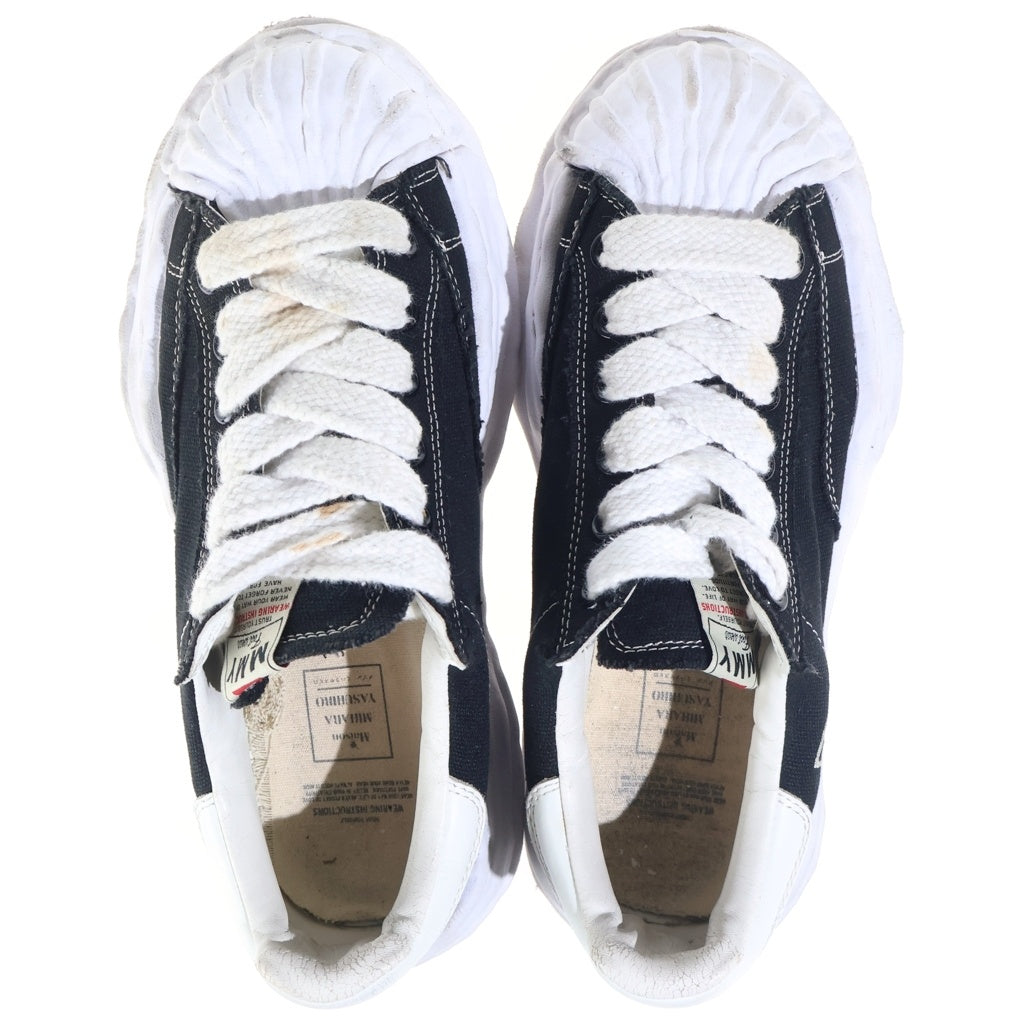 MAISON MIHARAYASUHIRO(メゾンミハラヤスヒロ) BLAKEY ORIGINAL SOLE CANVAS LOW CUT SNEAKER ブレイキー スニーカー 40 ブラック A08FW735