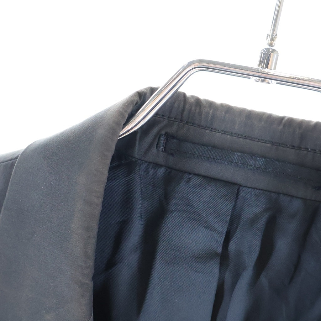 PRADA(プラダ) COTTON TAILORED JACKET 3B コットン ポリエステル混 テーラードジャケット 48R ブラック 001848