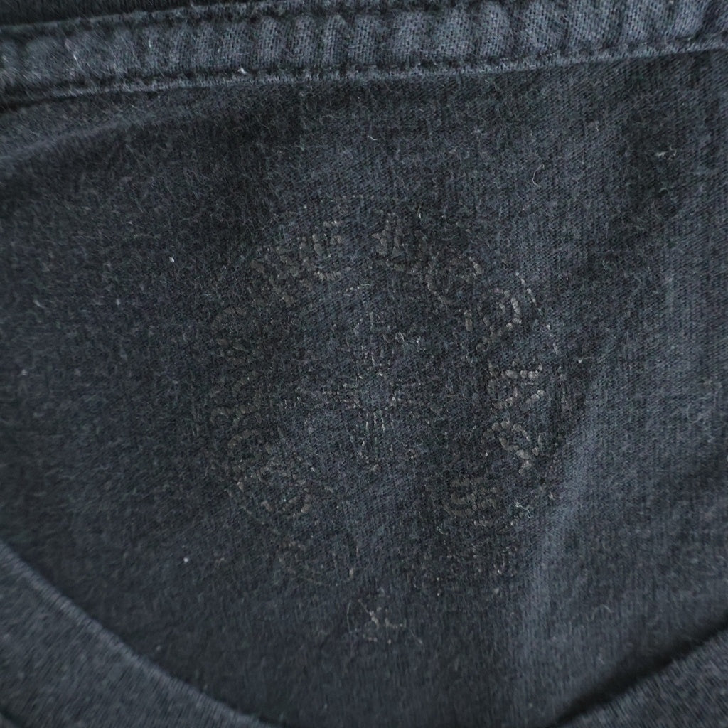 CHROME HEARTS(クロムハーツ) HARRIS TEETER L/S フロントフォティプリント クルーネック長袖カットソー ブラック