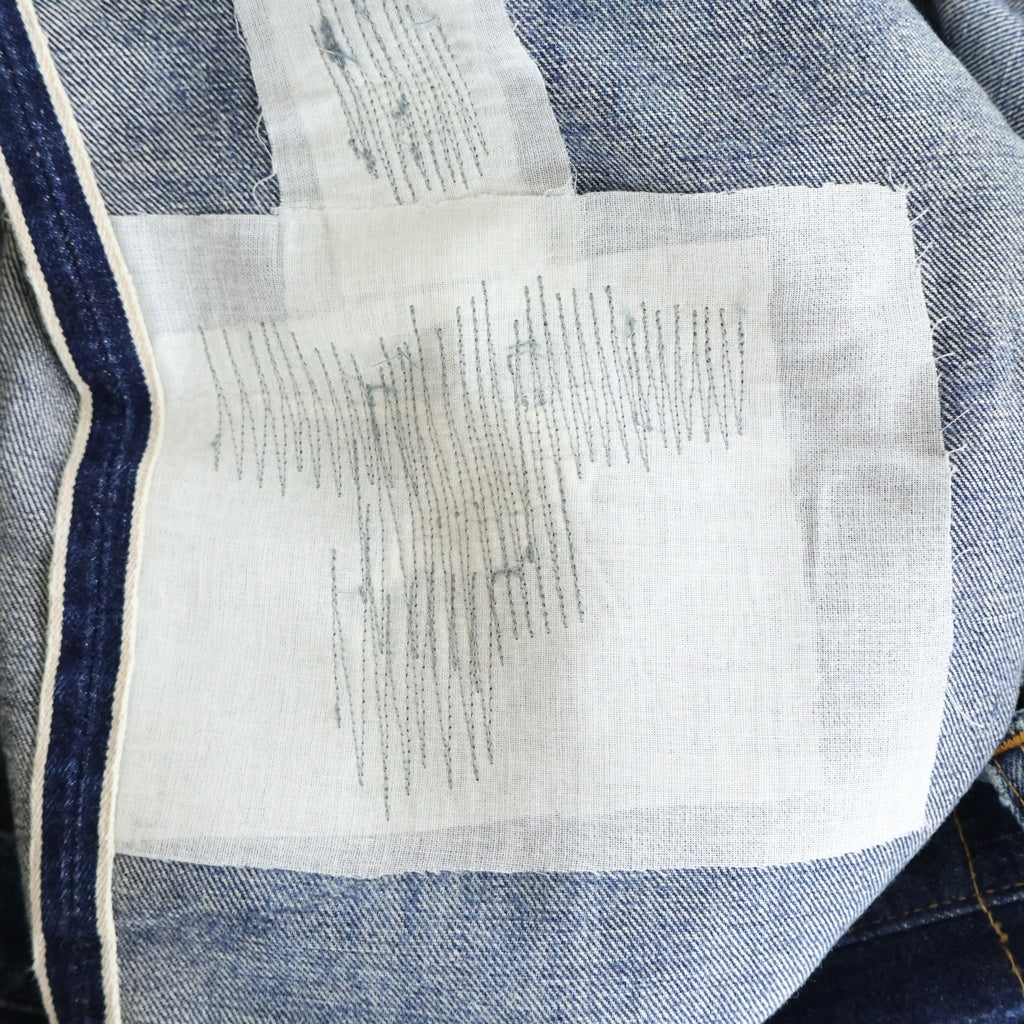 Levi's(リーバイス) 70S VINTAGE 501 BIG E 後期 ボタン裏刻印2 並行ステッチ 足長R デニムパンツ インディゴ