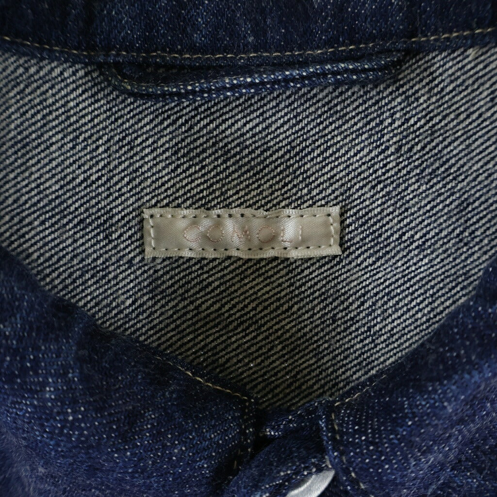 COMOLI(コモリ) 19AW 1st TYPE 大戦モデル型 ドーナツボタン デニムジャケット インディゴ Q03-01006