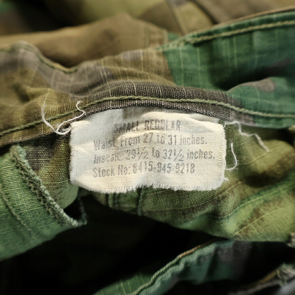 VINTAGE(ヴィンテージ) 60S US ARMY Camo Pants アメリカ軍 ファティーグ カモ パンツ ブラウン/グリーン 100-69-C-2697 8415-945-9218