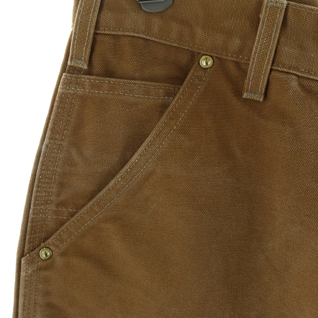 CARHARTT(カーハート) 10S DOUBLE KNEE LOOSE ORIGINAL FIT ダブルニー ダック パンツ ブラウン B01-BRN