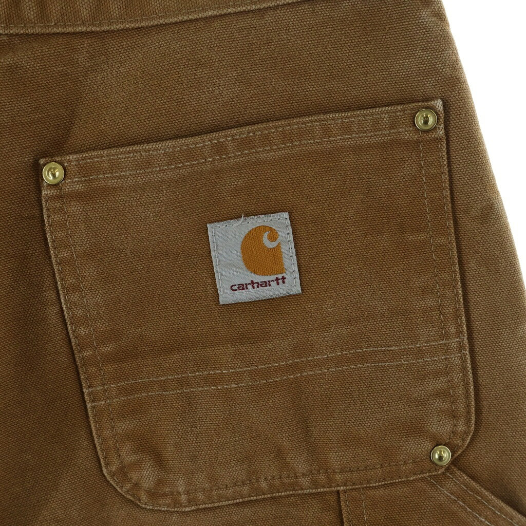 CARHARTT(カーハート) 10S DOUBLE KNEE LOOSE ORIGINAL FIT ダブルニー ダック パンツ ブラウン B01-BRN