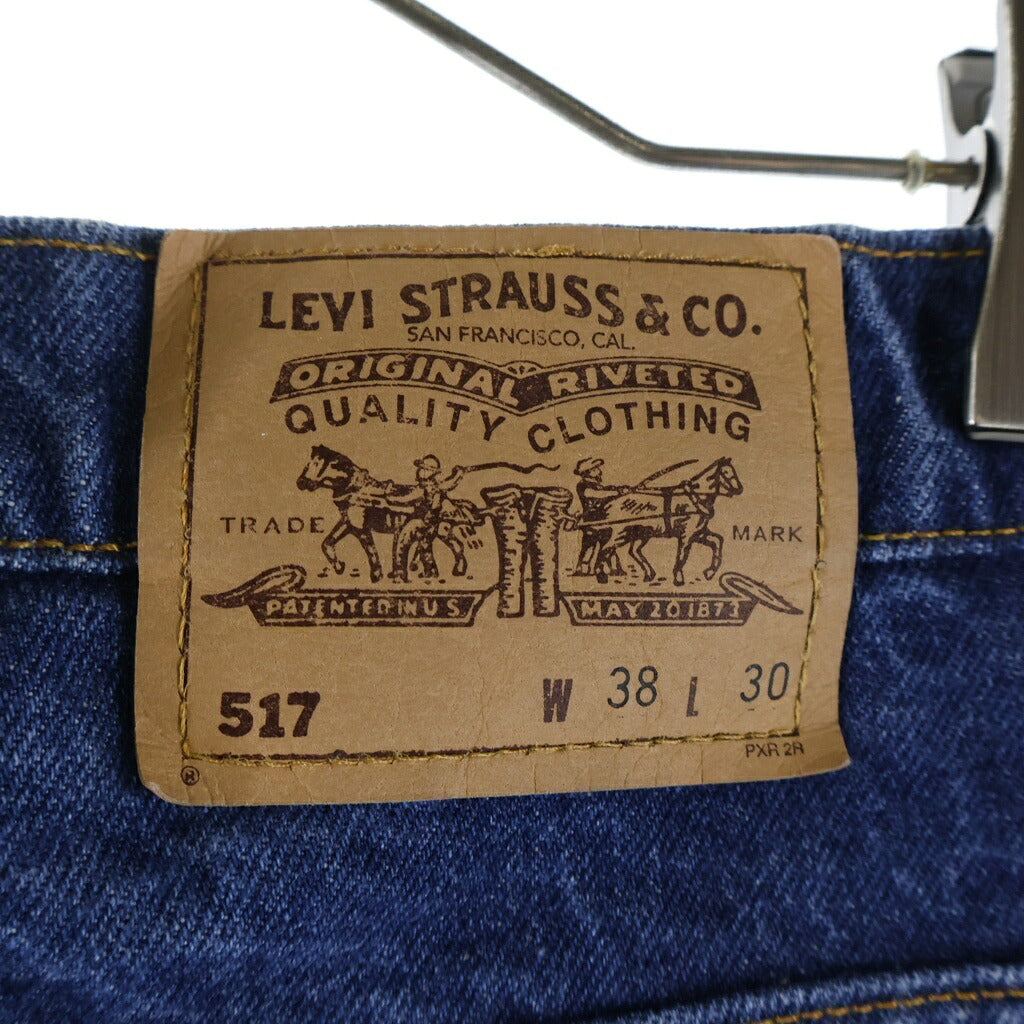 Levi's(リーバイス) 90S 517 ボタン裏575 セミフレア デニムパンツ インディゴ 20517-0217